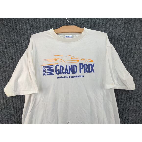 Vintage 2000 Mini Grand Prix Arthritis Foundation T Shirt SZ XL 48 White - Picture 4 of 15